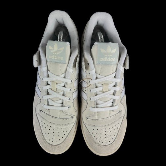 Adidas Forum 84 Low Advantage Chalk White Beige Shoes FY7998 Men's Sizes 8 ~ 13 - Picture 7 of 9